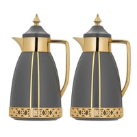 طقم ترمس حراري للقهوة والشاي من السيف - سعة 1 لتر...