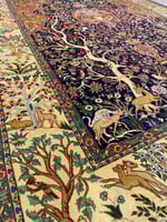 سجاد ايراني تبريز - صناعة و نسيج يدوي | مقاس: 1.86...