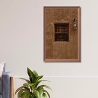 لوحة جدارية كنفاس مطبوعة - شباك