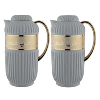 طقم ترمس حراري للقهوة والشاي من السيف - سعة 1 لتر...