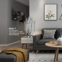 اضاءة ستاند ابجورة كريستال مودرن بتصميم عصري - لون...