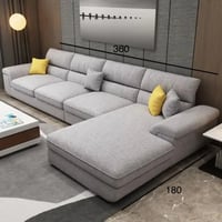 كنب زاوية مودرن - لون رمادي