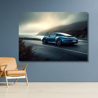 لوحة جدارية فنية مطبوعة - سيارة سبورت