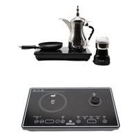 ماكينة تحضير القهوة دلة الخليج 3 في 1 مع مطحنة قهو...