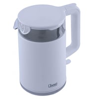 غلاية كهربائية زجاج بسطح بلاستيك من جانو - سعة 1.7...