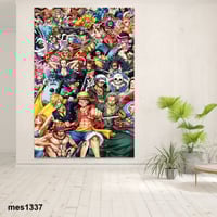 لوحة جدارية مطبوعة على لوح اكريلك من انمي One Piec...
