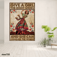 لوحة جدارية مطبوعة على لوح اكريلك - امرأة