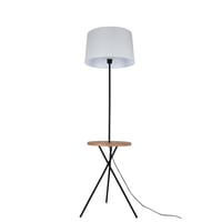 اضاءة ستاند ارضية - ابجورة ارضية طويلة مع رف بتصمي...