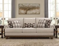 كنب ثلاث مقاعد للصالة و المكتب- بيج