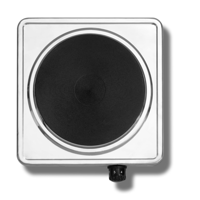 موقد كهربائي ستيل بشعلة واحدة مع مفتاح للتحكم بالح...