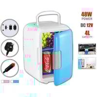 ثلاجة وحافظة تبريد محمولة من دي ال سي - سعة 4 لتر...