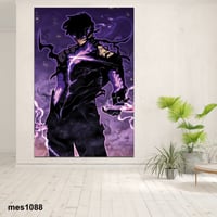 لوحة جدارية مطبوعة على لوح اكريلك من انمي سولو ليف...