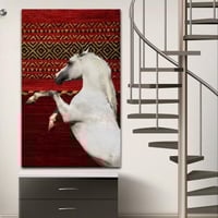 الخيل - لوحة جدارية مطبوعة فنية وديكور