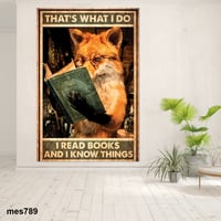 لوحة جدارية مطبوعة فنية وديكور - ثعلب