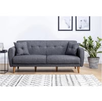 كنبة مقعدين للمكتب و الصالة - صوفا رمادي