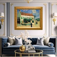 لوحة جدارية كلاسيكية مطبوعة ومغلفة بالزجاج - الفنا...