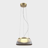 انارة سقف معلقة برج قزاز سموكي وذهبي 24 واط - 35 س...