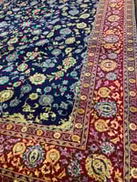 سجاد ايراني كاشان صوف - صناعة و نسيج يدوي | مقاس:...