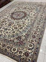 سجاد ايراني نائين صوف وحرير - صناعة و نسيج يدوي |...