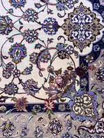 سجادة إصفهان حرير مع الصوف تك خفت اساس حرير نسيج ي...