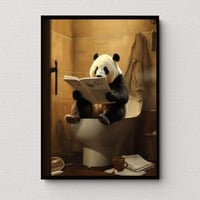 لوحة جدارية مطبوعة فنية وديكور - باندا