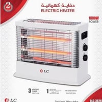 دفاية كهربائية من دي ال سي - 1800 واط - لون ابيض