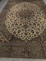 سجاد ايراني صوف كاشان - صناعة و نسيج يدوي | مقاس:...