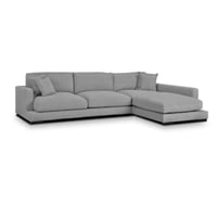 كنب زاوية مودرن - لون رمادي