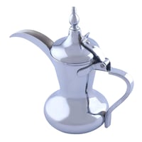 طقم دلة قهوة عربية ستيل من السيف- 3 قطع- لون فضي