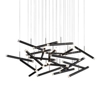 انارة سقف معلقة ثريا 18 تيوب انارة اتجاهين لون اسو...