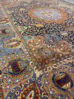 سجاد ايراني كشمر - صناعة و نسيج يدوي | مقاس: 4x3 m