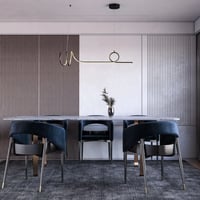 اضاءة سقف - ثريا معلقة ليد دوائر تصميم مودرن