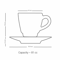 طقم فناجين قهوة تركي مع صحن اخضر مذهب بتصميم عصري...