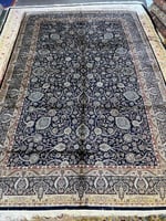 سجادة ايرانية حرير منياتور صناعة يدوية | مقاس: 2x3...