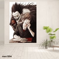 لوحة جدارية أكريليك مطبوعة بتصميم أنمي Death Note