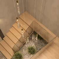 اضاءة سقف معلقة - ثريا علاق مودرن