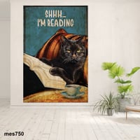 لوحة جدارية مطبوعة على لوح خشب MDF - قطة