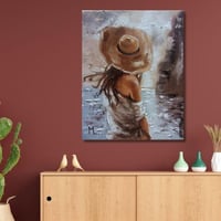 لوحة جدارية مطبوعة فنية وديكور - امرأة