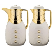 طقم ترمس حراري للقهوة والشاي من السيف - سعة 1 لتر...