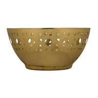 وعاء تقديم تصميم انيق من السيف - لون ذهبي