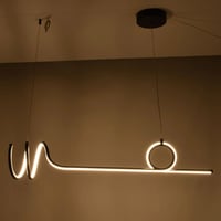 اضاءة سقف - ثريا معلقة ليد دوائر تصميم مودرن