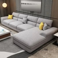 كنب زاوية مودرن - لون رمادي