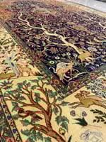 سجاد ايراني تبريز - صناعة و نسيج يدوي | مقاس: 1.86...