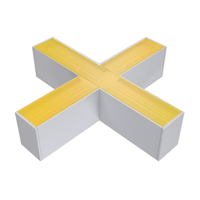 انارة سقف خطية دفن ليد اربع زوايا - متوفرة بلونين