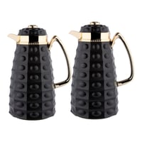 طقم ترمس حراري للقهوة والشاي من السيف -سعة 1 لتر -...