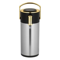 ترمس حراري ستيل بمقبض مريح من السيف - لون اسود وذه...