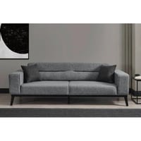 كنب مقعدين للمكتب و الصاله - رمادي