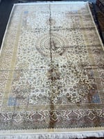 سجادة ايرانية حرير منياتور صناعة يدوية | مقاس: 2x3...