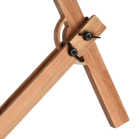 اضاءة ستاند ارضية - ابجورة ارضية طويلة خشبية منحني...