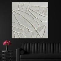 لوحة كنفاس جدارية مطبوعة وديكور - اوراق الشجر 3D